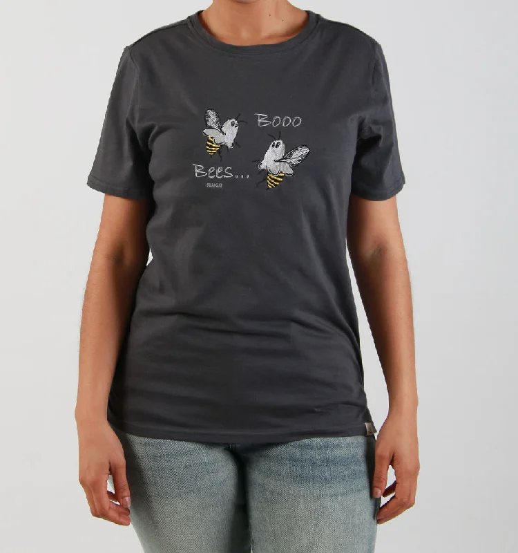 “BOO BEES” TEE – GUN METAL