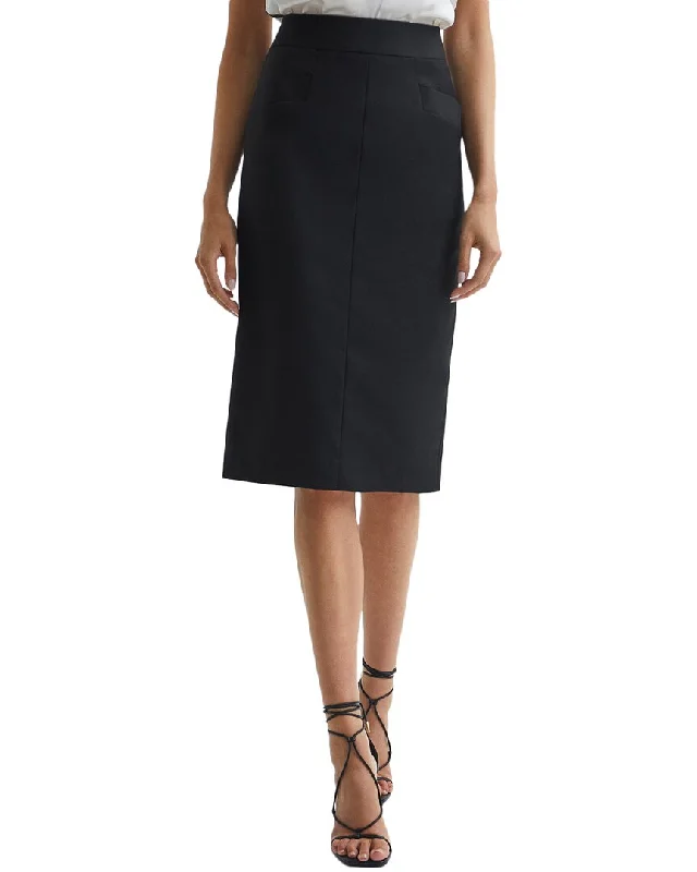 Reiss Hayes Wool-Blend Pencil Skirt