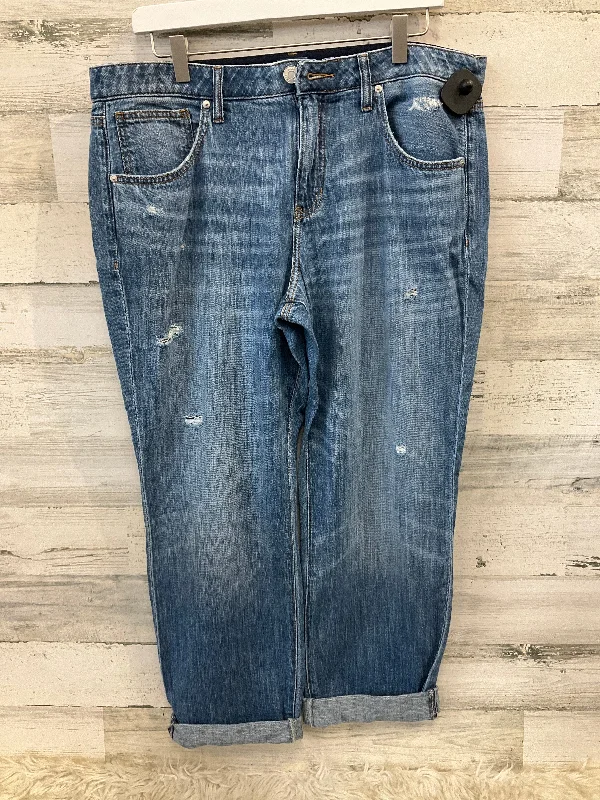 Jeans Boyfriend By Jag In Blue Denim, Size: 16