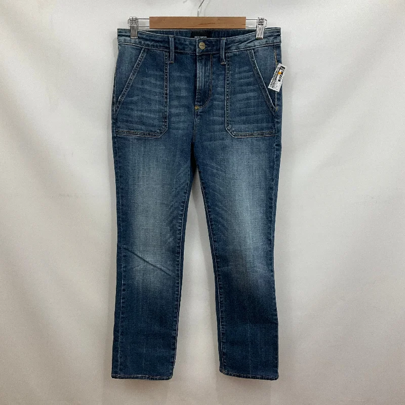 Jeans Flared By Driftwood In Blue Denim, Size: 4