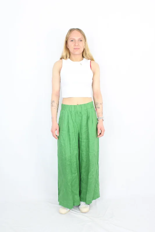 Juliette Hogan - Green Linen Pants