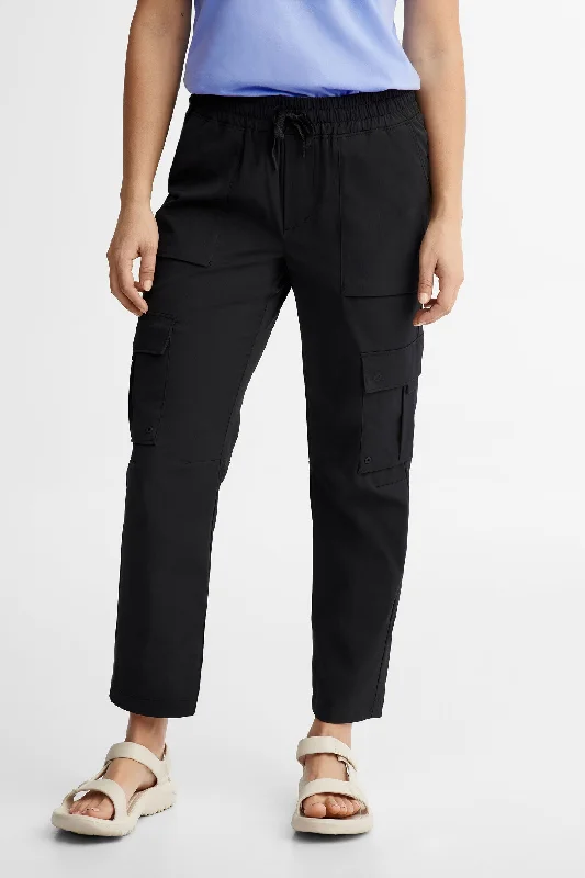 Pantalon cargo taille élastique BM - Femme