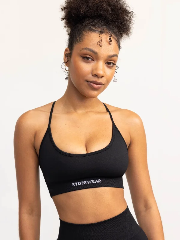 Lift 2.0 Seamless Sports Bra - Black