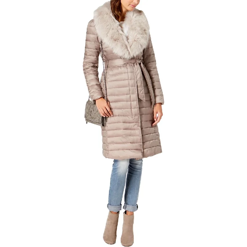 Tahari Womens Down Long Puffer Jacket