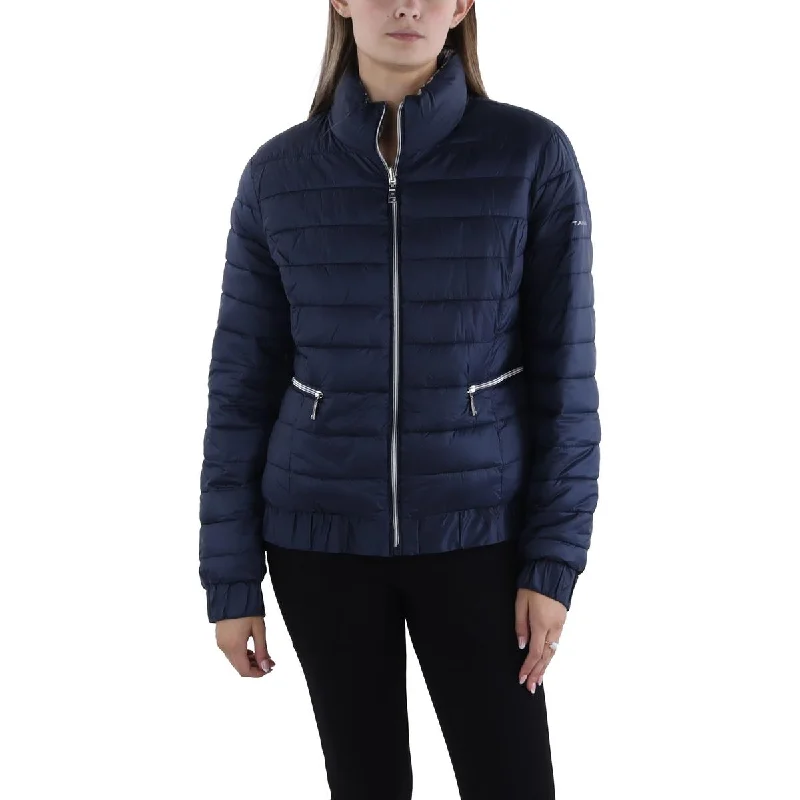 Tahari Womens Insulated Reversible Puffer Jacket